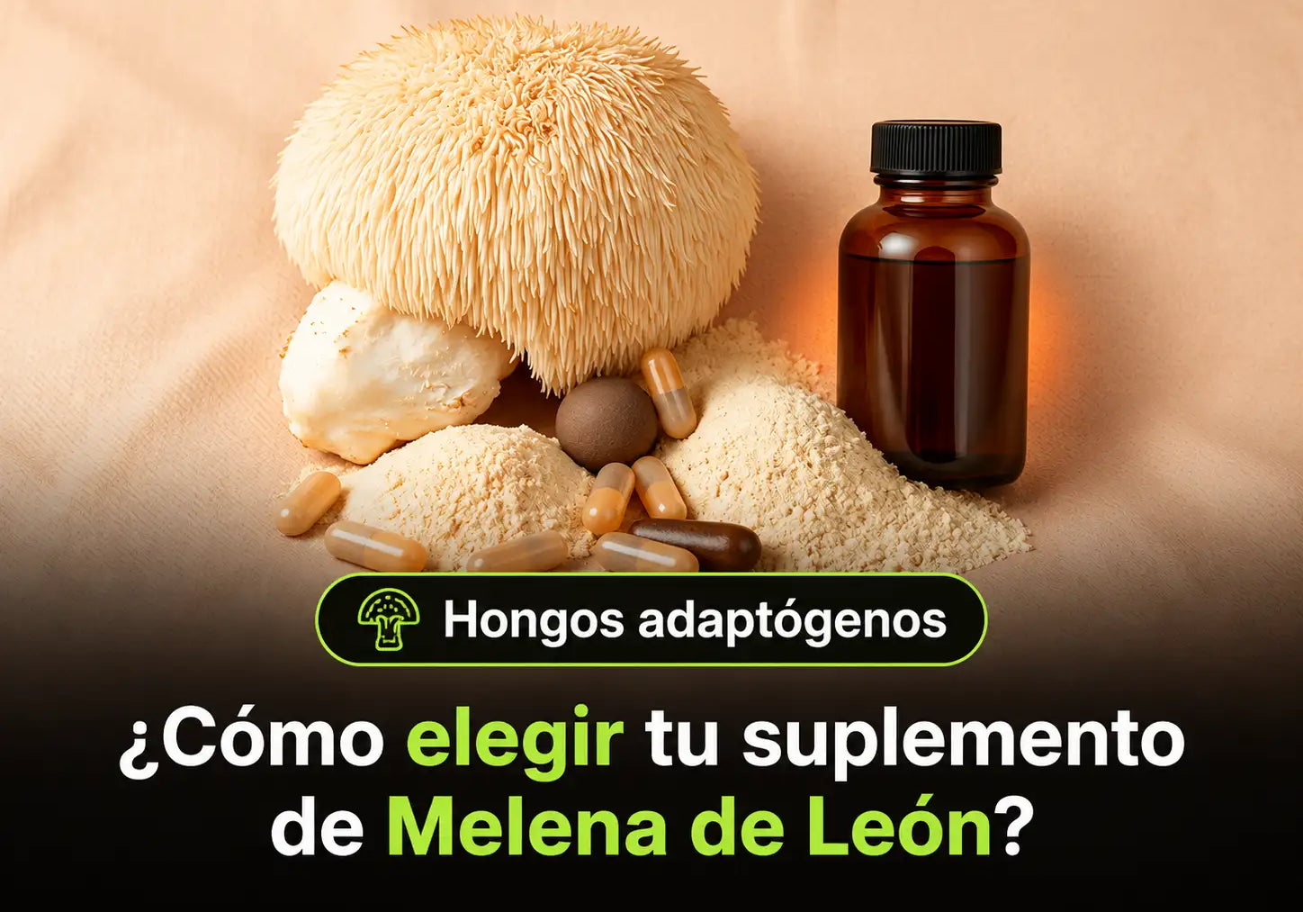 Melena de León: ¿cómo elegir el suplemento que se ajuste a ti?