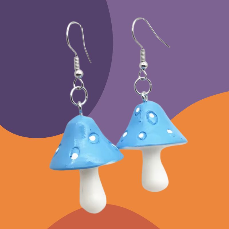 Aros Amanita muscaria celeste