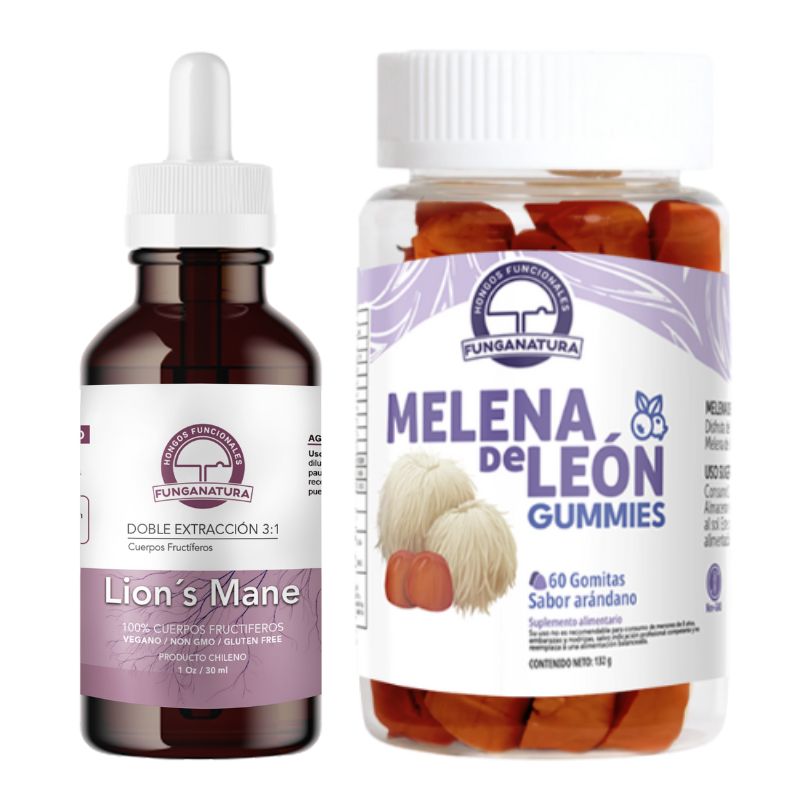 Pack Melena de león Extra Concentrado y Gummies