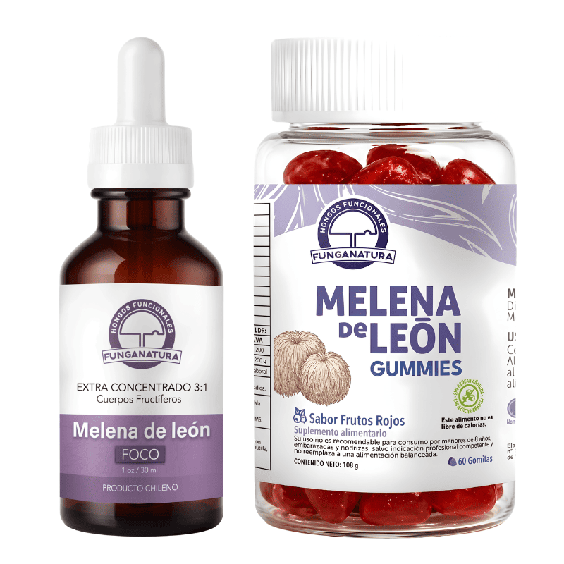 Pack Melena de León Extra Concentrado y Gummies