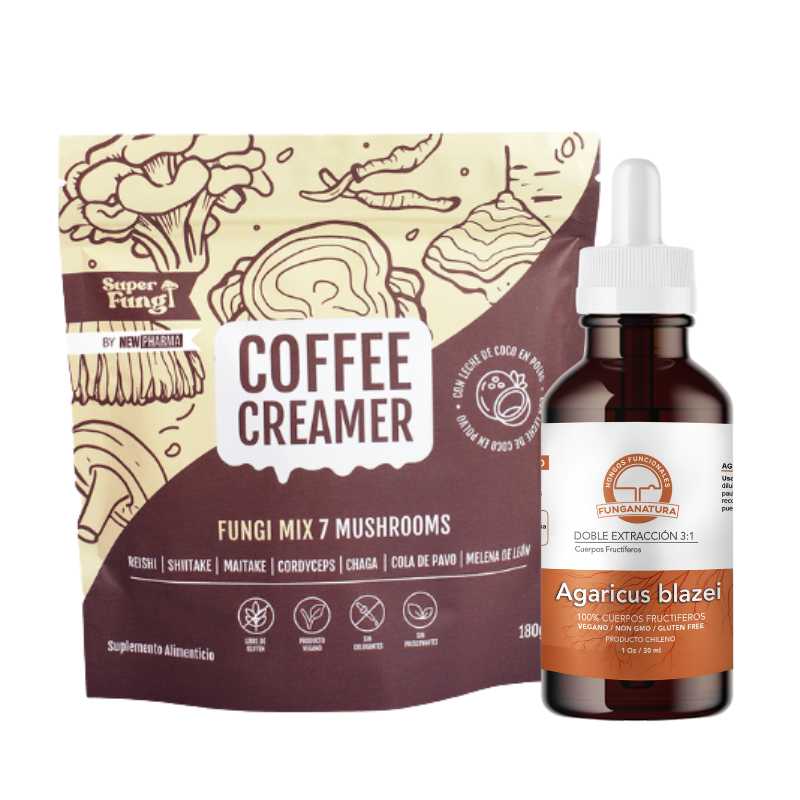 Pack Coffee Creamer y Agaricus blazei Extra Concentrado