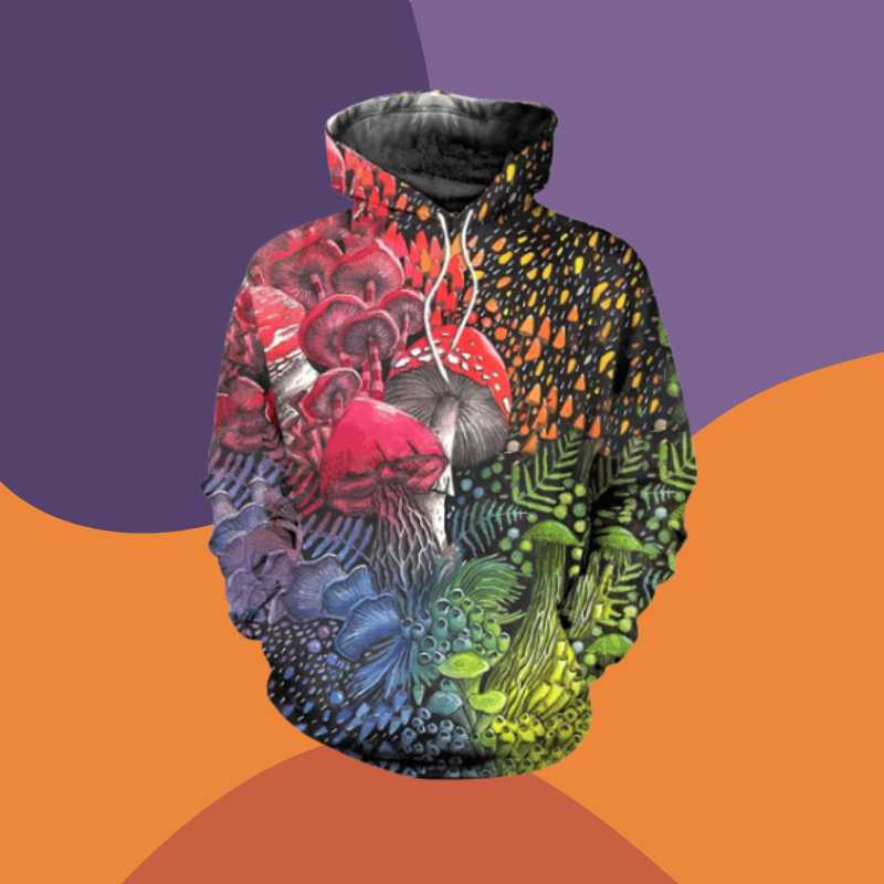 Hoodie Mushroom Groovy