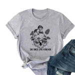 Top mujer y hombre Fungi Calavera