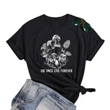 Top mujer y hombre Fungi Calavera