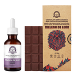 Pack Dulce Memoria Bazar Fungi Frasco de Melena de Leon gotas 3:1 y Barra de Chocolate cacao con hongo Melena de Leon