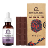 Pack Dulce Memoria Bazar Fungi Frasco de Melena de Leon gotas 3:1 y Barra de Chocolate cacao con hongo Melena de Leon